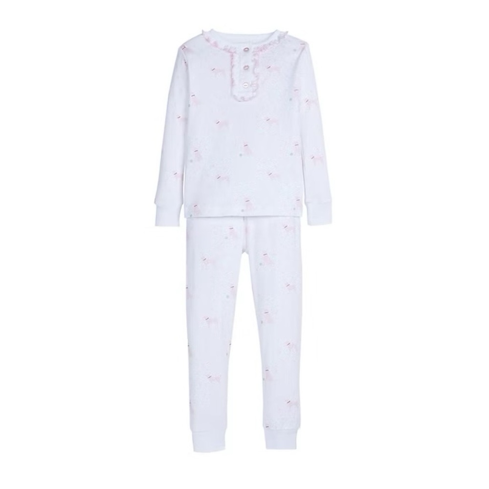 Little English Girl Lab Pajamas - Size 8